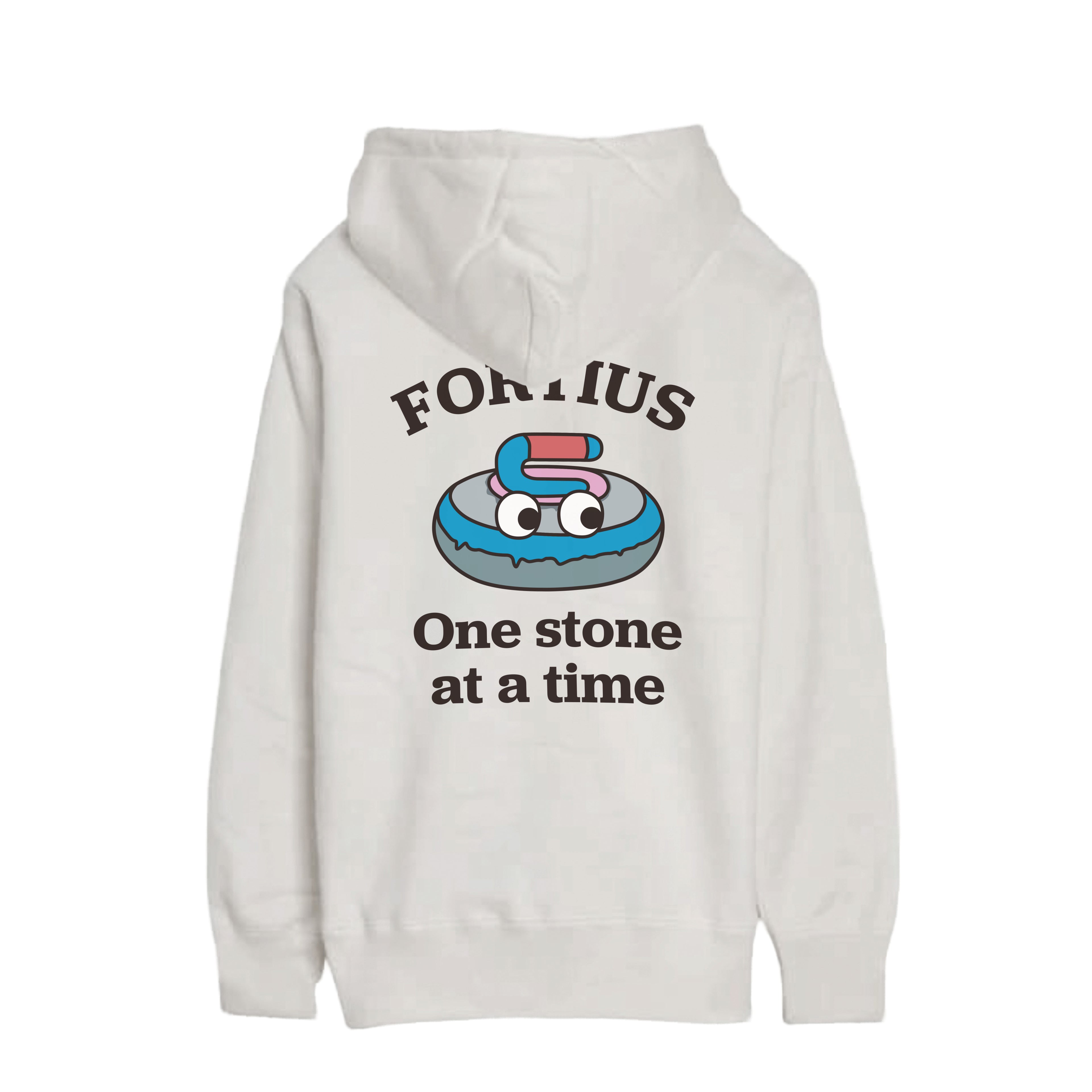 フォルティウス”ONE STONE AT A TIME”スエットパーカー